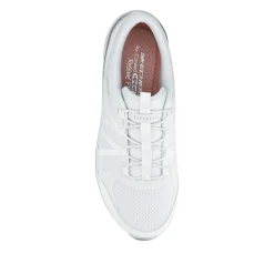 D'lux Comfort - Surreal Ladies Trainers - White-Silver