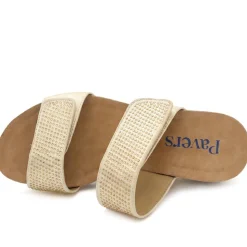 Dual Adjustable Fasten Wedge Sandals - Soft Gold