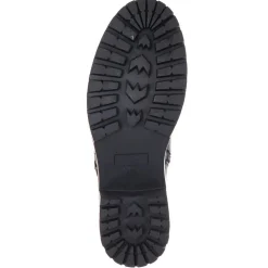Dual-Buckle Long Boots - Black