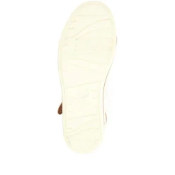 Dual-Fastening Trainers - White-Gold