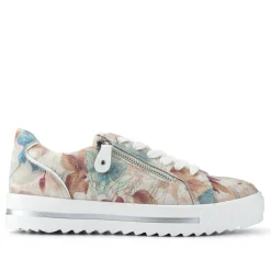 Dual-Fasten Platform Trainers - Floral