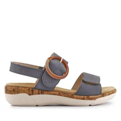 Dual Fit Slingback Sandals - Denim