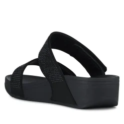 Dual-Strap Mules - Black