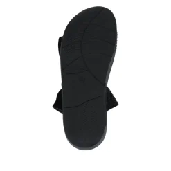 Dual-Strap Mules - Black