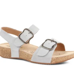 Dual Strap Summer Sandals - Light Blue
