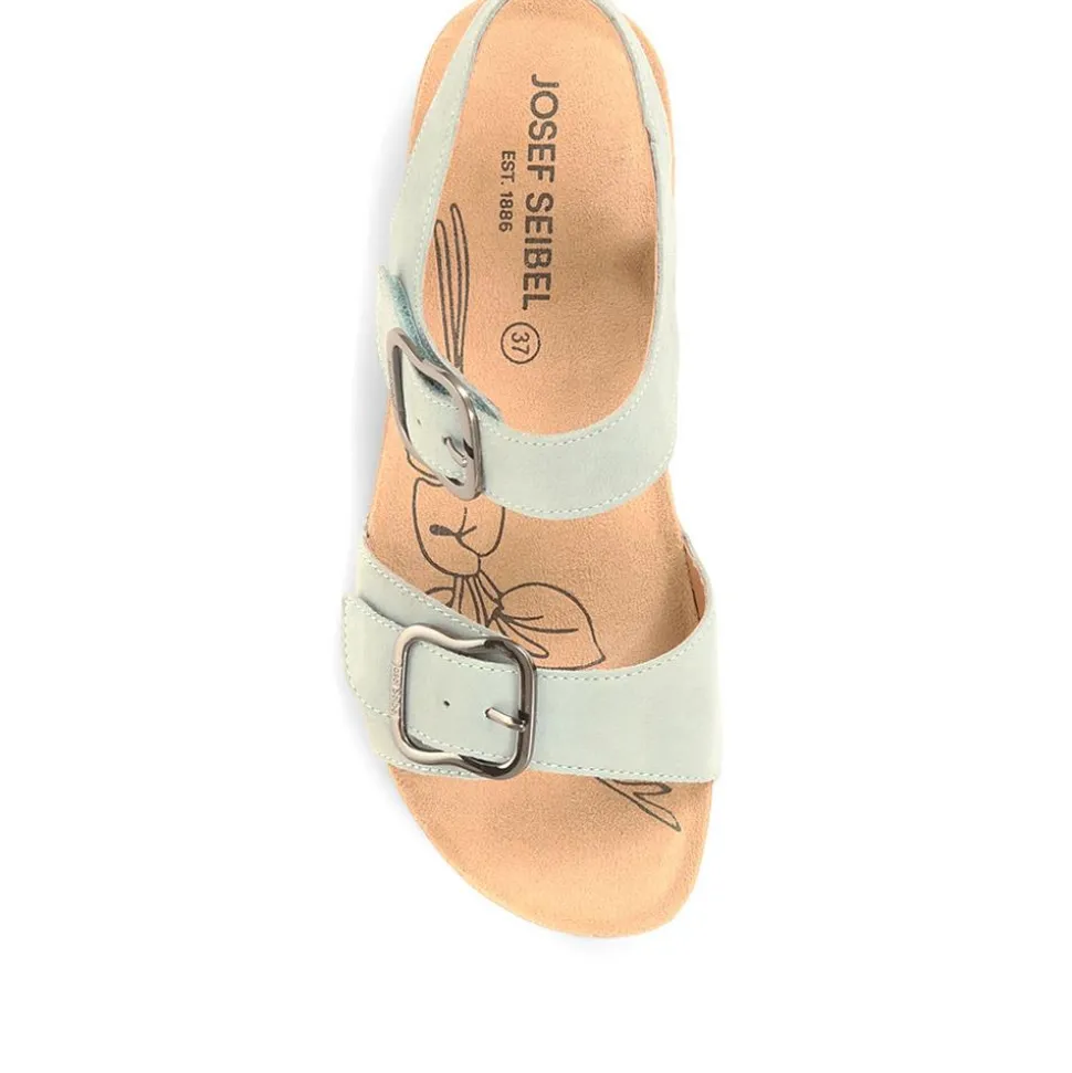 Dual Strap Summer Sandals - Light Blue