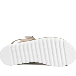 Dual Touch-Fastening Sandals - Beige