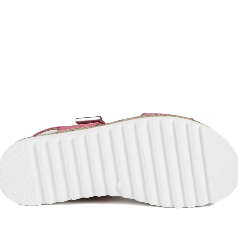 Dual Touch-Fastening Sandals - Pink