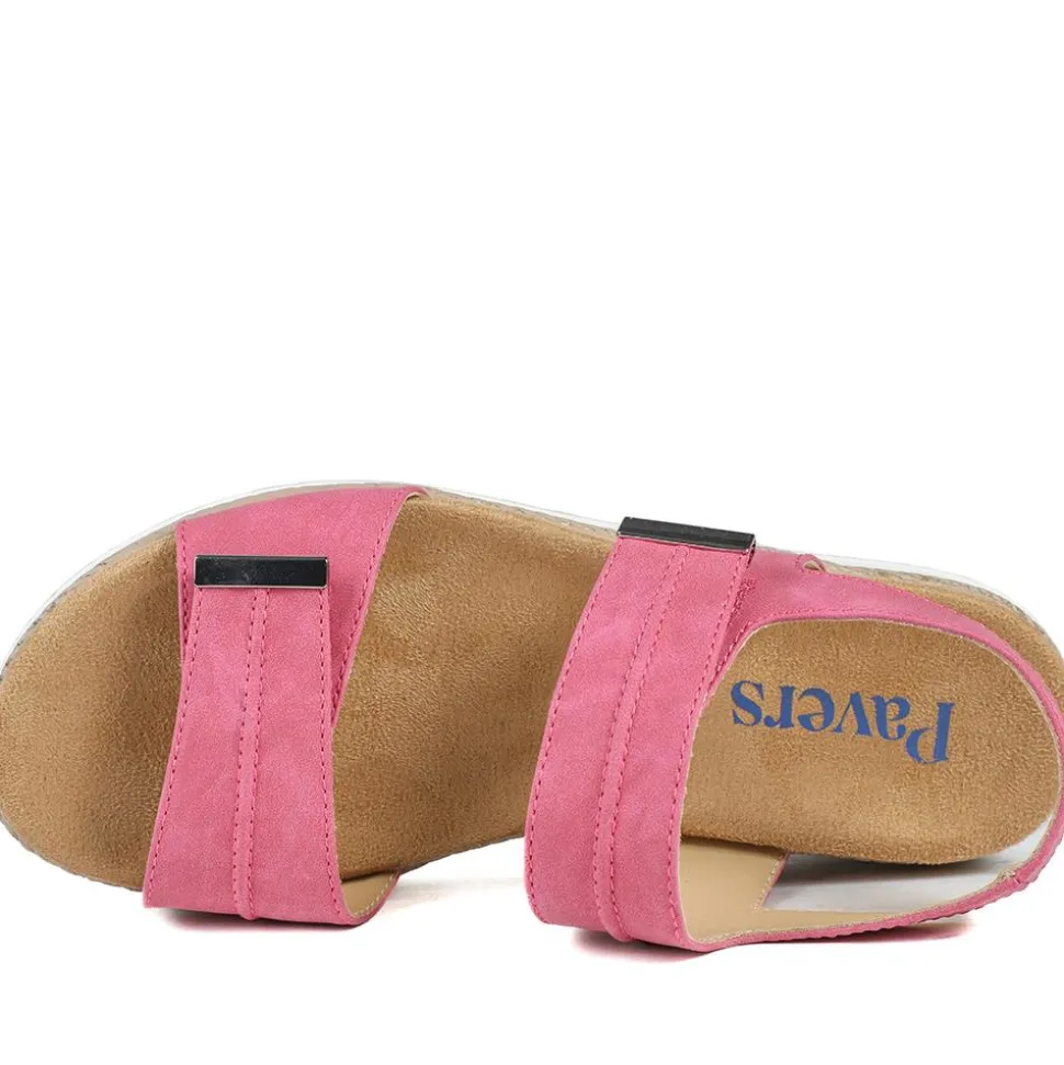 Dual Touch-Fastening Sandals - Pink