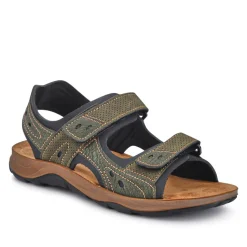 Dual Touch-Fasten Sandals - Khaki