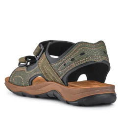 Dual Touch-Fasten Sandals - Khaki
