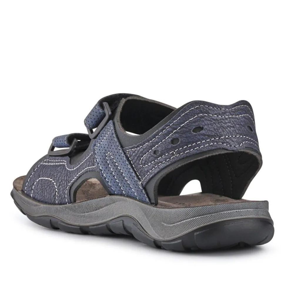 Dual Touch-Fasten Sandals - Navy