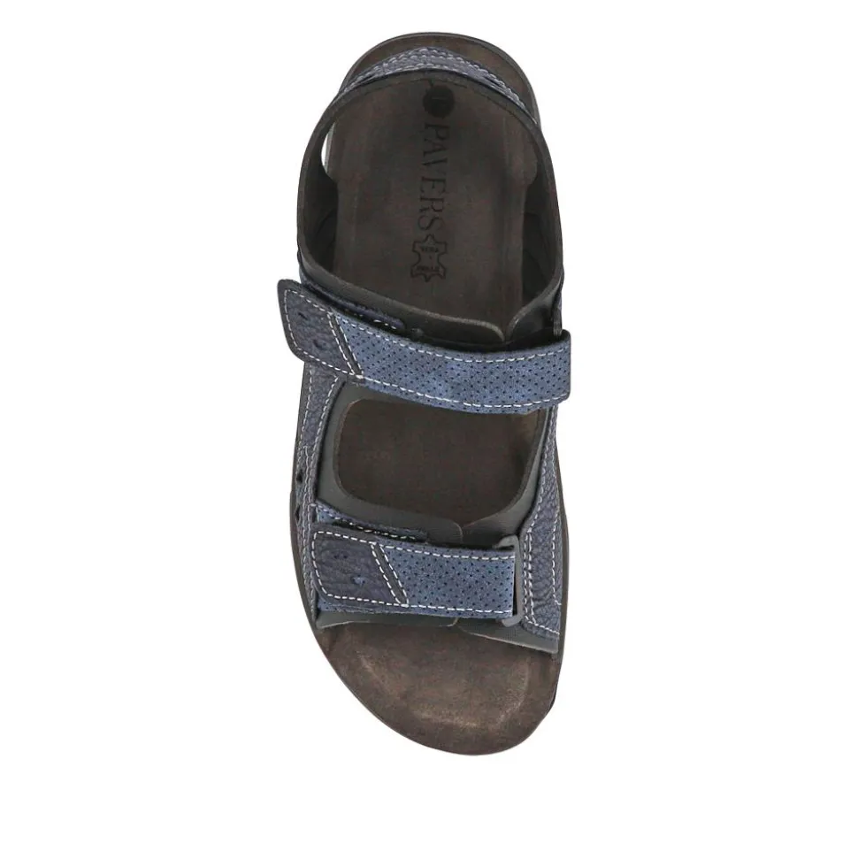 Dual Touch-Fasten Sandals - Navy