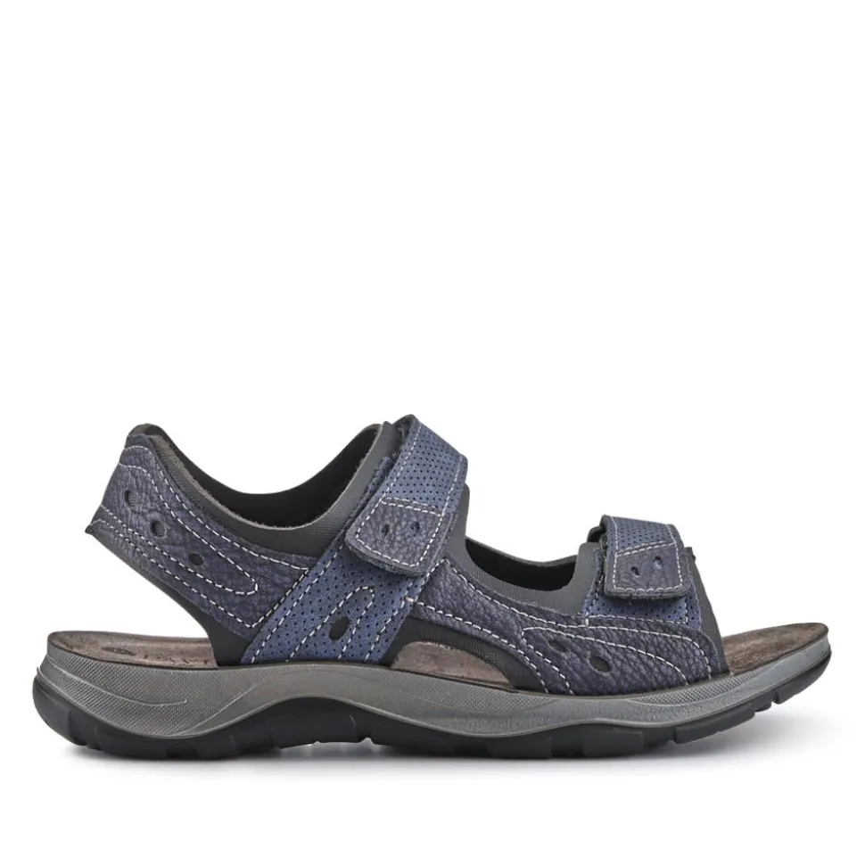 Dual Touch-Fasten Sandals - Navy
