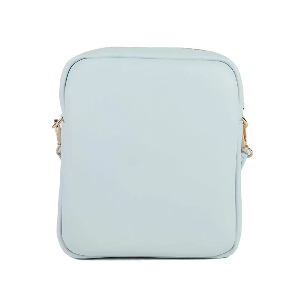 Dual-Zip Mini Handbag - Light Blue