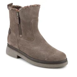 Duchess Gabor Wide Fit Leather Ankle Boots - Taupe