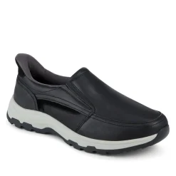 Easty Step In Extra Wide Laceless Shoes - Black