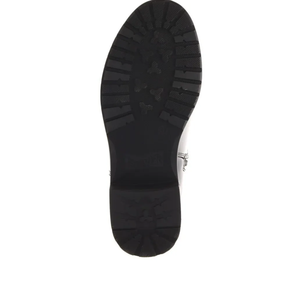 EasyFit Block-Heel Ankle Boots - Black Patent