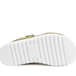 EasyFit Catena Extra Wide Touch Fasten Sandals - Green
