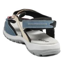 Easyfit Cella Extra Wide Fit Touch Fasten Sandals - Black Multi