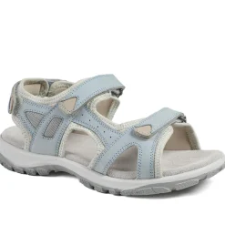 Easyfit Cella Extra Wide Fit Touch Fasten Sandals - Light Blue
