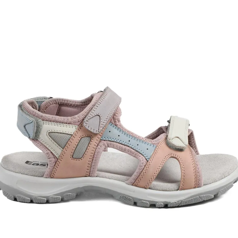 Easyfit Cella Extra Wide Fit Touch Fasten Sandals - Purple Multi