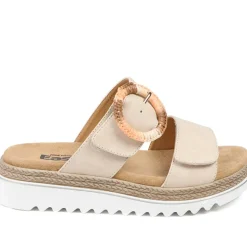 EasyFit Extra Wide Banca Sandals - Beige