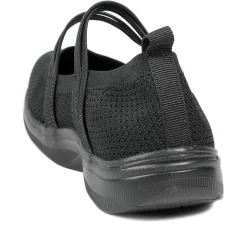 EasyFit Extra Wide Breathable Mary Janes - Black