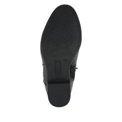 EasyFit Extra-Wide Buckled Ankle Boots - Black
