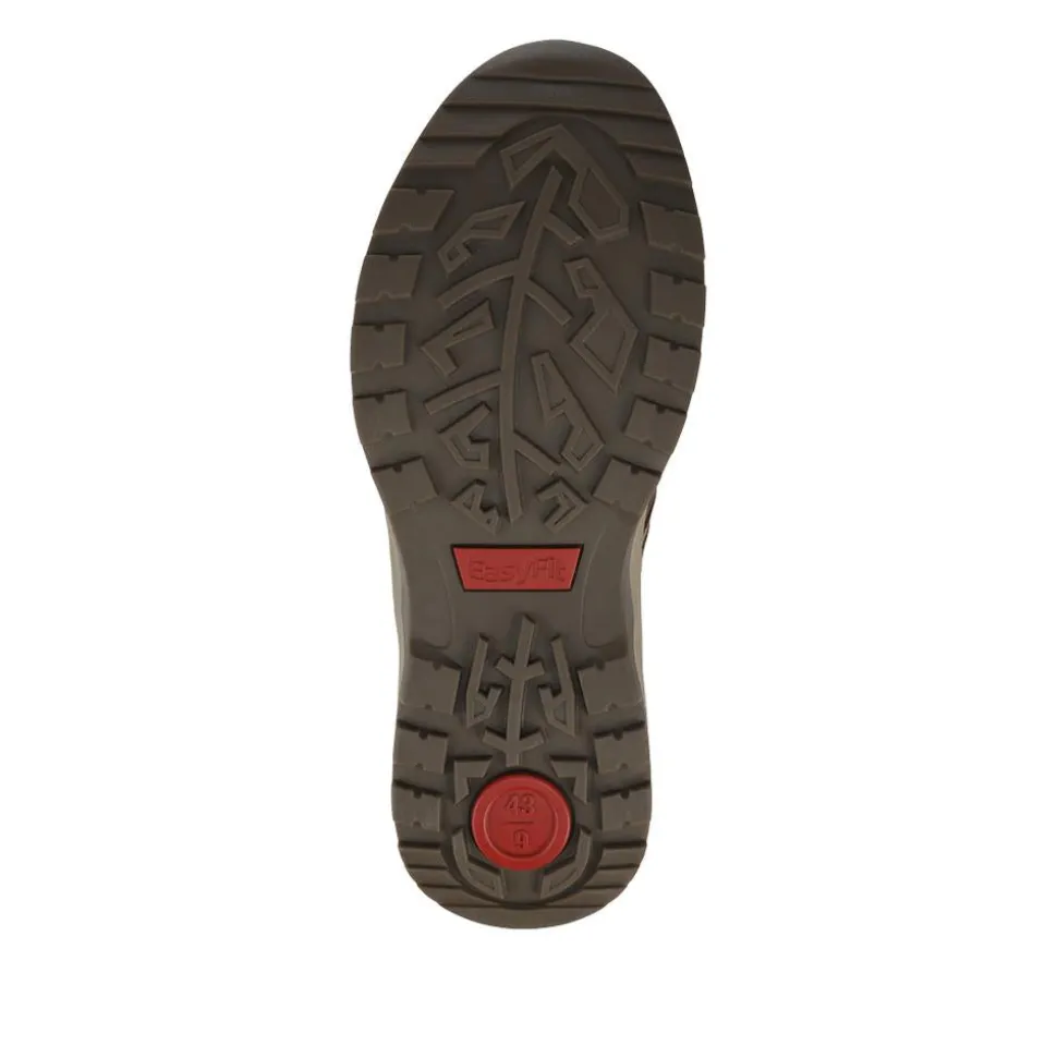 EasyFit Extra Wide Water Resistant Lace Up Shoes - Brown