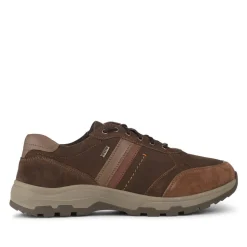 EasyFit Extra Wide Water Resistant Lace Up Shoes - Brown