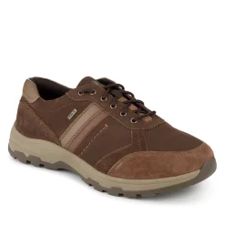 EasyFit Extra Wide Water Resistant Lace Up Shoes - Brown