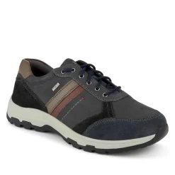 EasyFit Extra Wide Water Resistant Lace Up Shoes - Navy