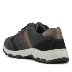 EasyFit Extra Wide Water Resistant Lace Up Shoes - Navy