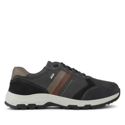 EasyFit Extra Wide Water Resistant Lace Up Shoes - Navy