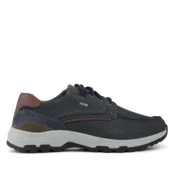EasyFit Extra Wide Water Resistant Lace Up Shoes - Navy