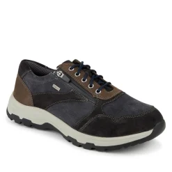 EasyFit Extra Wide Water Resistant Zipped Trainers - Navy