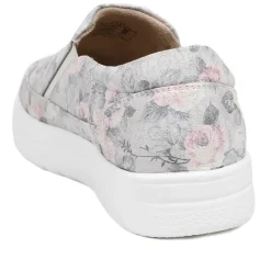EasyFit Extra Wide Zip Detail Slip On Shoes - Floral