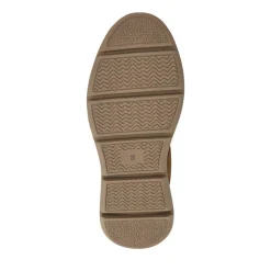 Easy Step In Casual Leather Lace Up Shoes - Tan