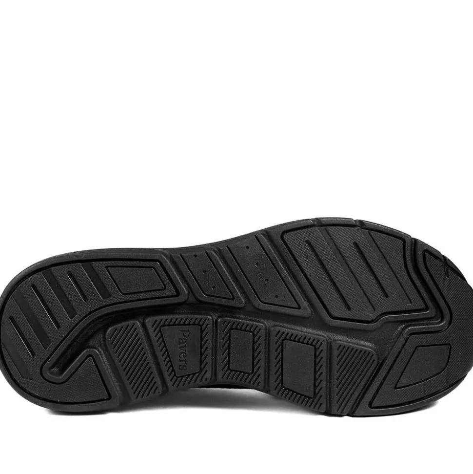 Easy Step In Comfort Wedge Shoes - Black