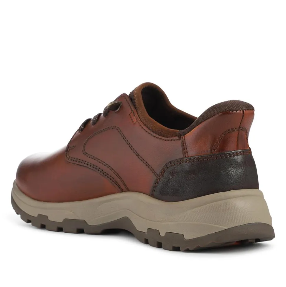 Easy Step In Extra Wide Bungee Lace Shoes - Cognac