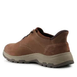 Easy Step In Extra Wide Laceless Casual Shoes - Brown