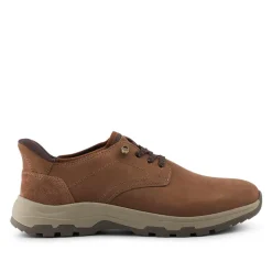 Easy Step In Extra Wide Laceless Casual Shoes - Brown