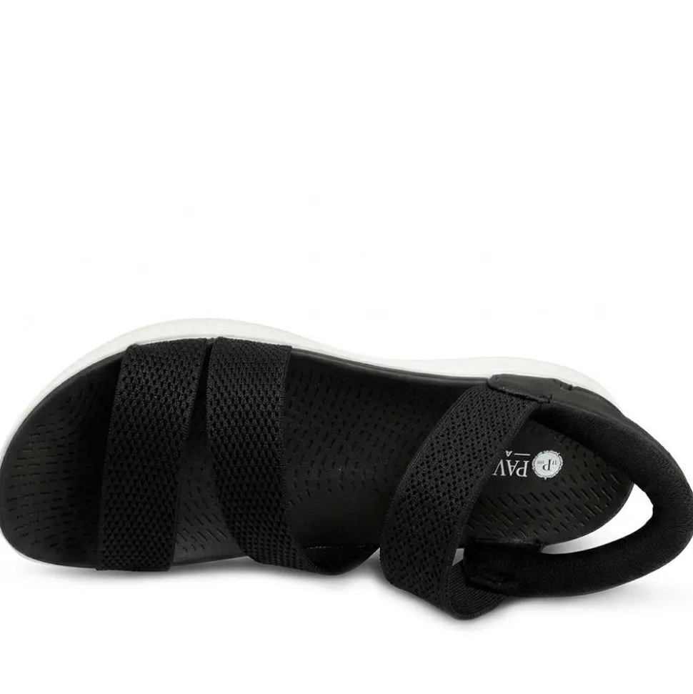 Easy Step In Lightweight Sandals - Black