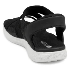 Easy Step In Lightweight Sandals - Black