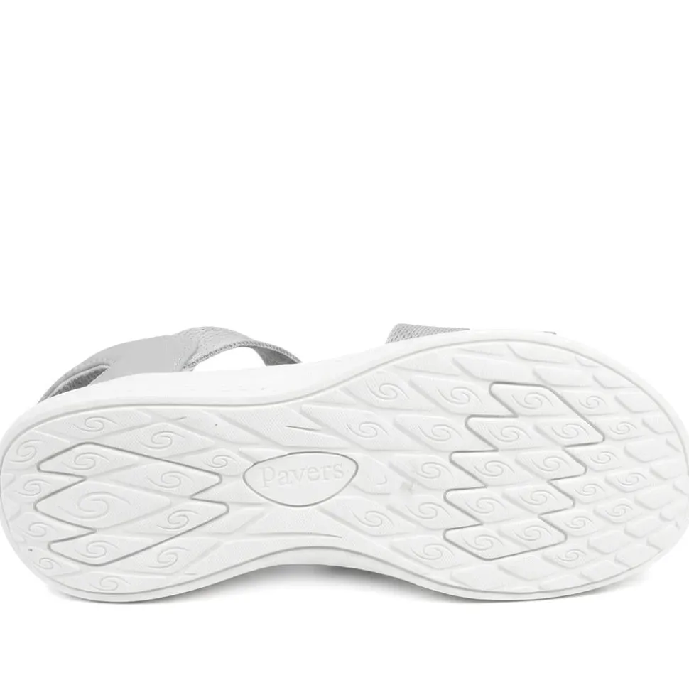 Easy Step In Lightweight Sandals - Grey