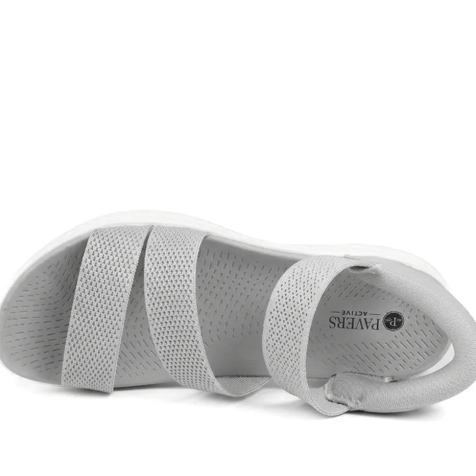 Easy Step In Lightweight Sandals - Grey