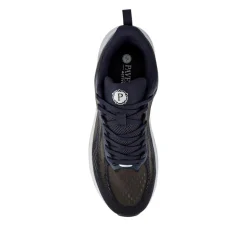 Easy Step In Memory Foam Lace Up Trainers - Blue
