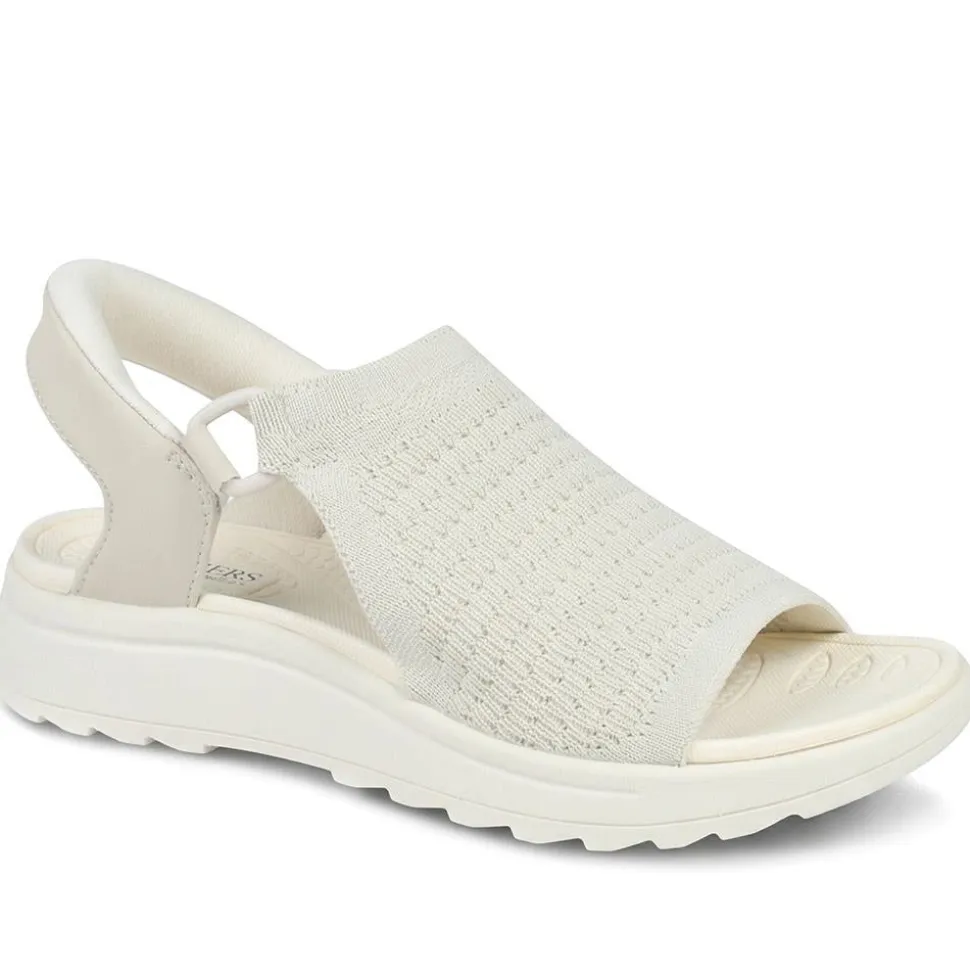 Easy Step In Stretch Fit Sandals - Beige