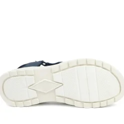 Easy Step In Stretch Fit Sandals - Navy